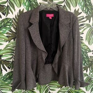 Liz Lange Charcoal Women's Maternity Blazer